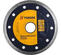 Диск алмазный отрезной сплошной (125х22 мм) TUNDRA 1032295