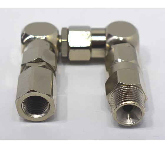 Поворотное соединение Z-образное 3/8-1/4 DP Dino-Power DP-637CZ-2