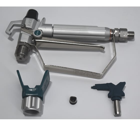 Пистолет окрасочный 1/4 NPSM, 7/8 с соплом и соплодержателем, 250 Бар Dino-Power X-450