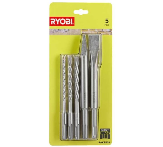 Набор буров SDS-plus RARXS5 Ryobi 5132006642 1
