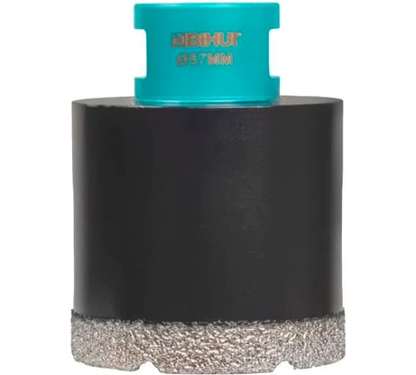 Коронка алмазная по керамограниту BIHUI, 57мм (вакуумная пайка), арт. DBDF57