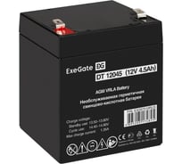 Аккумуляторная батарея DT 12045 12V 4.5Ah, клеммы F2 ExeGate 297510