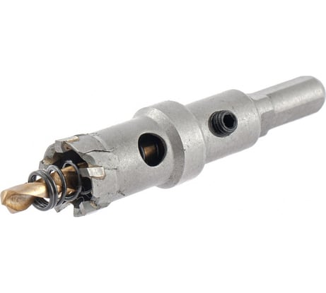 Коронка твердосплавная по металлу 19 мм DENZEL 724001