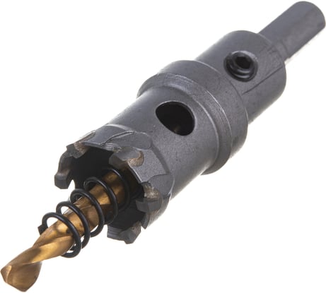 Коронка твердосплавная по металлу 22 мм DENZEL 724004