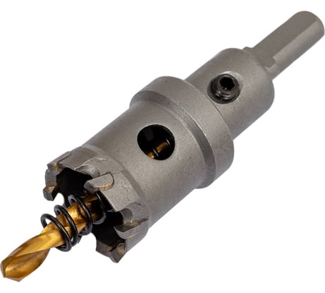 Коронка твердосплавная по металлу 26 мм DENZEL 724006