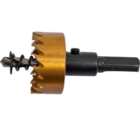 Коронка HSS с нитридтитановым покрытием по металлу 29 мм DENZEL 724107