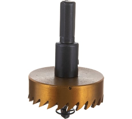 Коронка HSS с нитридтитановым покрытием по металлу 45 мм DENZEL 724115