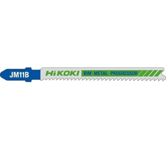 Пилки для лобзика по металлу T118BF progressor, BiM, 5 шт Hikoki 750041 1