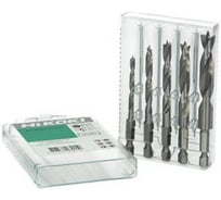 Набор сверл по дереву 4-10 мм, 1/4", CV, 5 шт Hikoki 781983