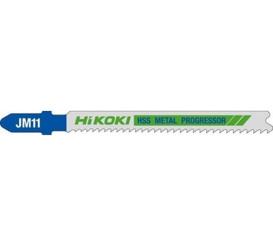 Пилки для лобзика по металлу T118B progres, HSS, 5 шт Hikoki 750040