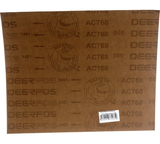Лист шлифовальный (230х280 мм; Р500) Deerfos 7930091774739