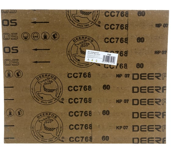 Лист шлифовальный (230х280 мм; Р60) Deerfos 7930091774616