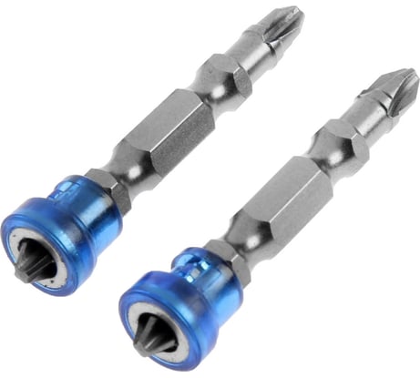 Биты двухсторонние с магнитом-ограничителем (2 шт; PH2; 50 мм; S2) TUNDRA 2393922