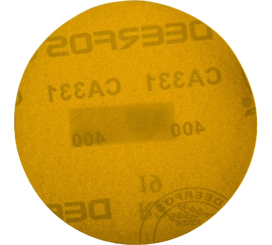 Круг шлифовальный на бумаге СА331 (125 мм; без отверстий; Р400) Deerfos 7930091774012