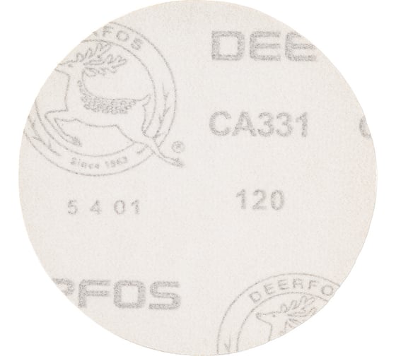 Круг шлифовальный на бумаге СА331 (125 мм; без отверстий; Р120) Deerfos 7930091773930