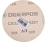 Круг шлифовальный на бумаге СА331 (125 мм; без отверстий; Р320) Deerfos 7930091773992 2
