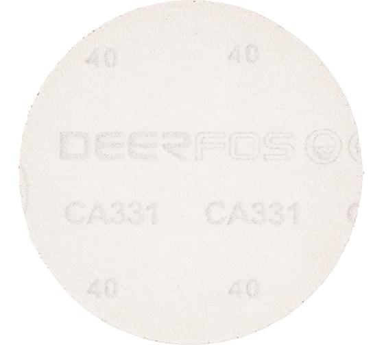 Круг шлифовальный на бумаге СА331 (125 мм; без отверстий; Р40) Deerfos 7930091773893