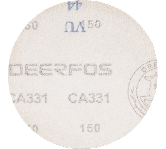 Круг шлифовальный на бумаге СА331 (125 мм; без отверстий; Р150) Deerfos 7930091773947