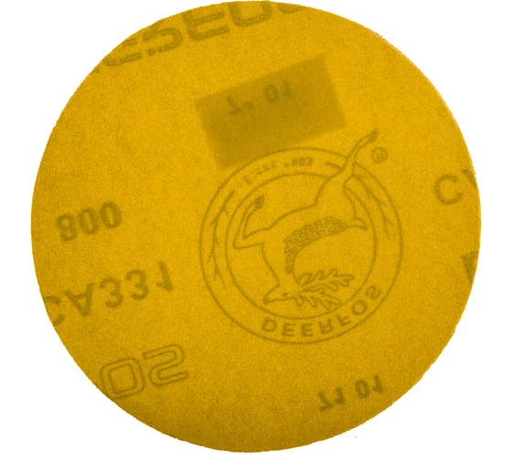 Круг шлифовальный на бумаге СА331 (125 мм; без отверстий; Р800) Deerfos 7930091774043