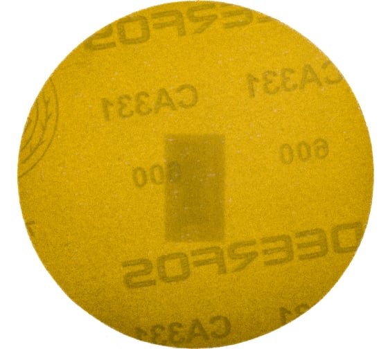 Круг шлифовальный на бумаге СА331 (125 мм; без отверстий; Р600) Deerfos 7930091774036