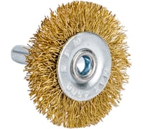 Щетка плоская металлическая со шпилькой 40 мм для дрели ТУНДРА 1032374