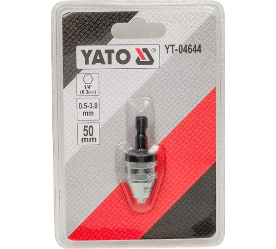 Патрон для шурупповерта и дрели YATO  0,5-3,0 HEX YT-04644 369204644 092 1