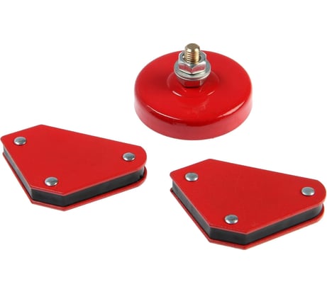 Набор магнитных угольников для сварки + клемма (2 шт; 45/90/135°; 4 кг; 200 А; 7 кг) TUNDRA 5198411