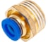 Фитинг металлический 8 мм - наружная резьба 1/2 Pegas pneumatic 5218 3