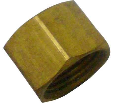 Гайка накидная (М16х1.5 мм; левая; латунь) СваркаДжет 4301020600002