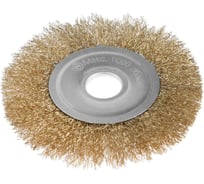Щетка металлическая для УШМ плоская (125 мм; 22 мм) LOM 2767956