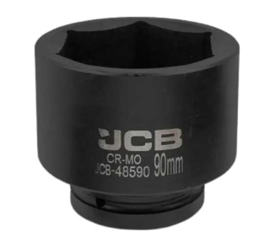 Головка ударная глубокая 6-гранная 90 мм, 1"DR JCB JCB-48510090(60639)