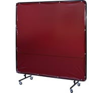 Экран защитный мобильный 2.0х1.95 (Пленка ПВХ 0.4) красный МИТЕК 23-00007199