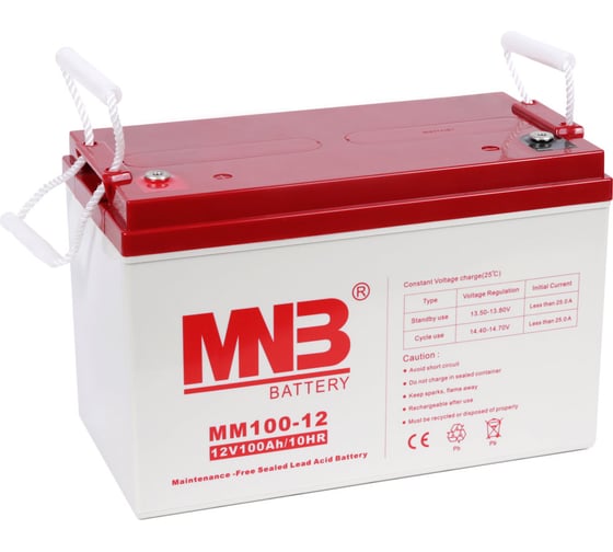 Батарея аккумуляторная АКБ MM100-12 12В 100Ач MNB MM100-12