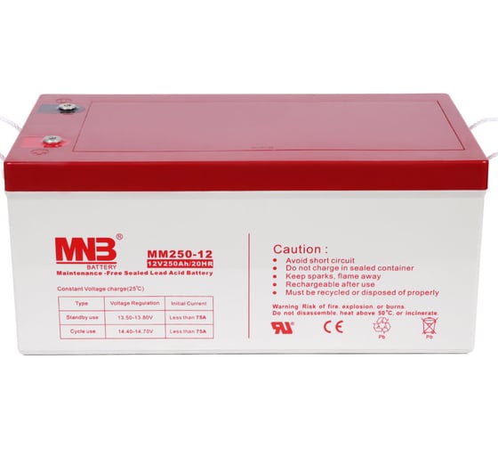 Батарея аккумуляторная АКБ MM250-12 12В 250Ач MNB MM250-12