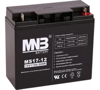 Батарея аккумуляторная АКБ MS17-12 12В 17Ач MNB MS17-12