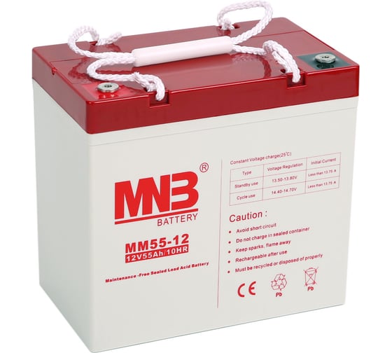 Батарея аккумуляторная АКБ MM55-12 12В 55Ач MNB MM55-12