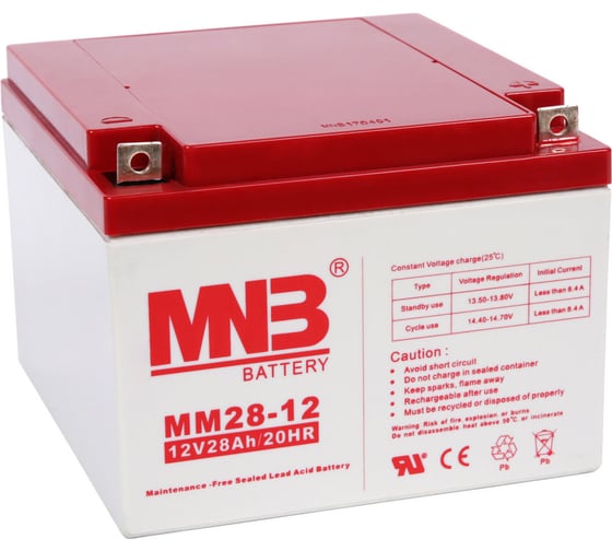 Батарея аккумуляторная АКБ MМ28-12 12В 28Ач MNB MМ28-12