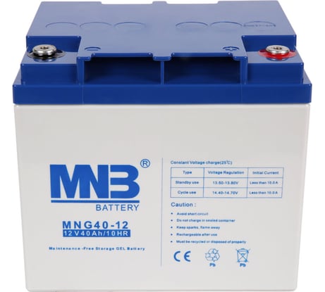 Батарея аккумуляторная АКБ MNG40-12 12В 40Ач MNB MNG40-12