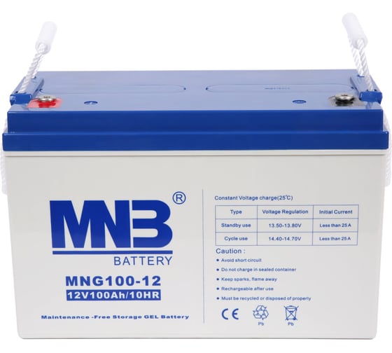 Батарея аккумуляторная АКБ MNG100-12 12В 100Ач MNB MNG100-12