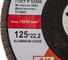 Круг лепестковый конический 125x22 мм, А40 SKIPER (GCD125-40) 00-00007589 4