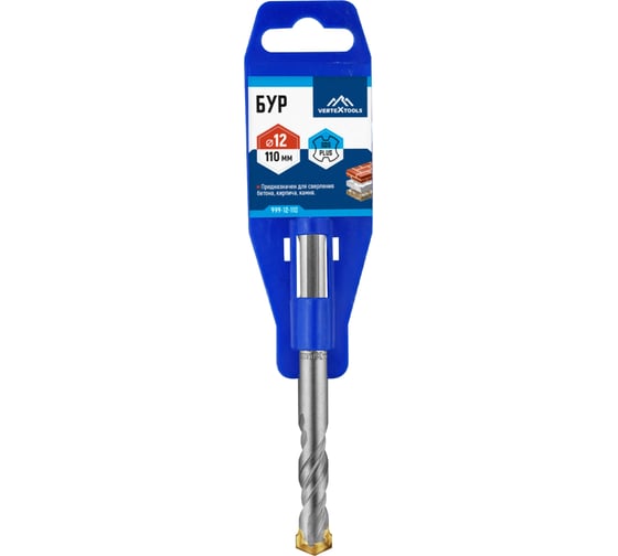 Бур SDS-plus (12х110 мм) Vertextools 999-12-110