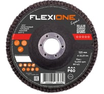 Круг лепестковый плоский (125х22 мм; Р60) Flexione 10000685