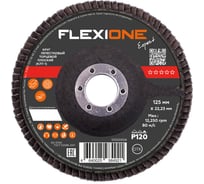 Круг лепестковый плоский (125х22 мм; Р120) Flexione 10000658
