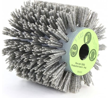 Щетка (110х100х19 мм; +4 паза; P46; полимерный ворс) ОСБОРН 3-382 FEL110100P46PGR