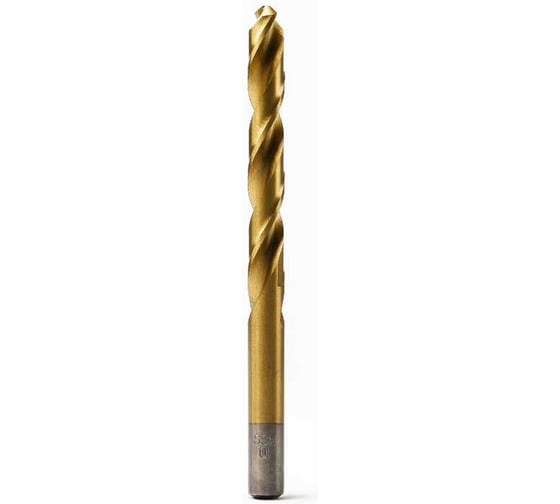 Сверло по металлу ц/х ф10.0 мм, HSS6542M2 (Р6М5) c TiN покрытием, H8, DIN338 Advancetool ADT-СМЦХ100СТ