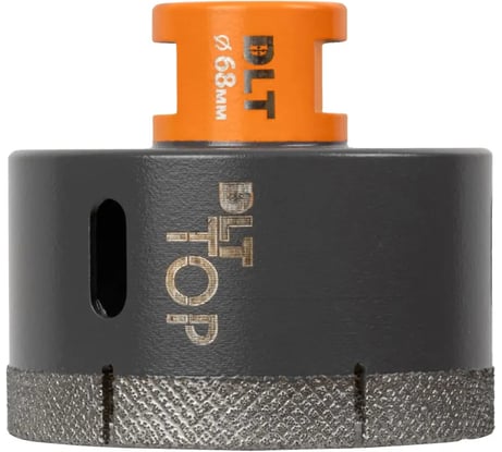 Коронка алмазная для керамогранита и камня TOP 68 мм, М14 DLT 2106