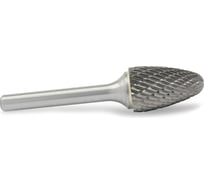 Борфреза (шарошка) твердосплавная по металлу (тип F; 16 мм; двойная насечка) CNCM F162506-ДВ