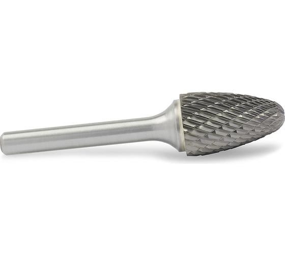 Борфреза (шарошка) твердосплавная по металлу (тип F; 16 мм; двойная насечка) CNCM F162506-ДВ 1