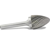 Борфреза (шарошка) твердосплавная по металлу (тип F; 20 мм; двойная насечка) CNCM F202506-ДВ