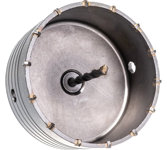 Коронка в сборе по бетону (120 мм; М22) Vertextools 222-0120